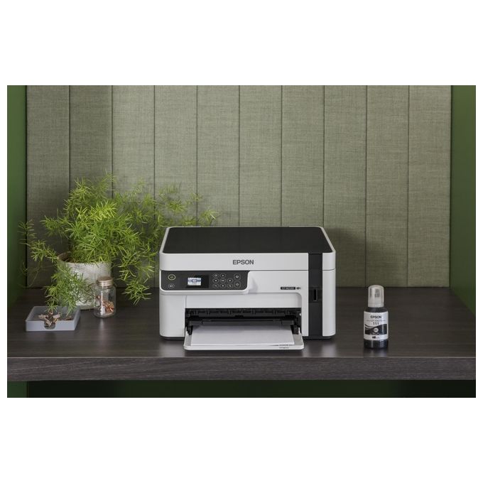 Epson ET-M2120 EcoTank Stampante Multifunzione Inkjet Monocromatica A4 Wi-Fi 32 ppm 1440x720 DPI LCD colore Nero