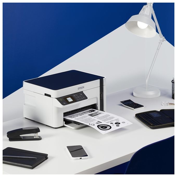 Epson ET-M2120 EcoTank Stampante Multifunzione Inkjet Monocromatica A4 Wi-Fi 32 ppm 1440x720 DPI LCD colore Nero