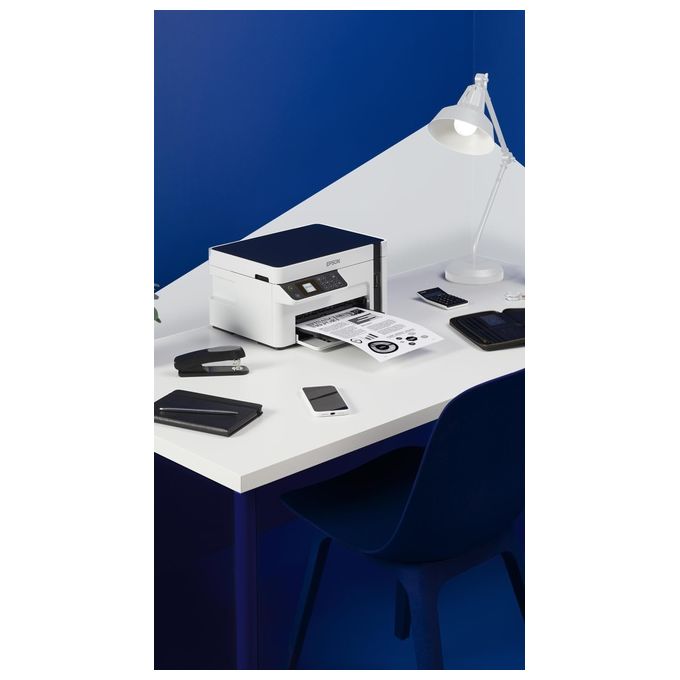 Epson ET-M2120 EcoTank Stampante Multifunzione Inkjet Monocromatica A4 Wi-Fi 32 ppm 1440x720 DPI LCD colore Nero