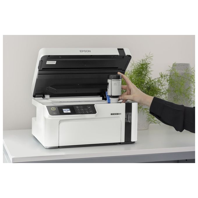 Epson ET-M2120 EcoTank Stampante Multifunzione Inkjet Monocromatica A4 Wi-Fi 32 ppm 1440x720 DPI LCD colore Nero