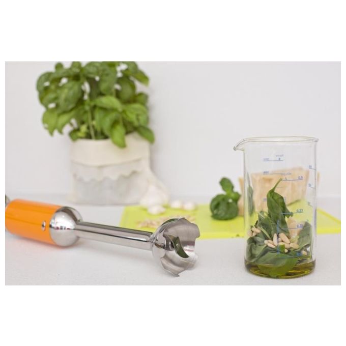 Viceversa frullatore ad immersione Tix rosso 600W 5 velocita' tritaghiaccio acciaio inox