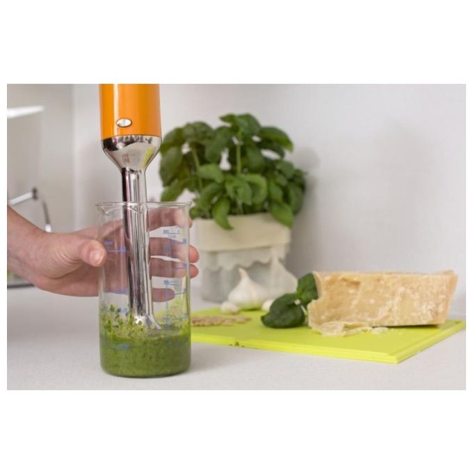 Viceversa frullatore ad immersione Tix rosso 600W 5 velocita' tritaghiaccio acciaio inox