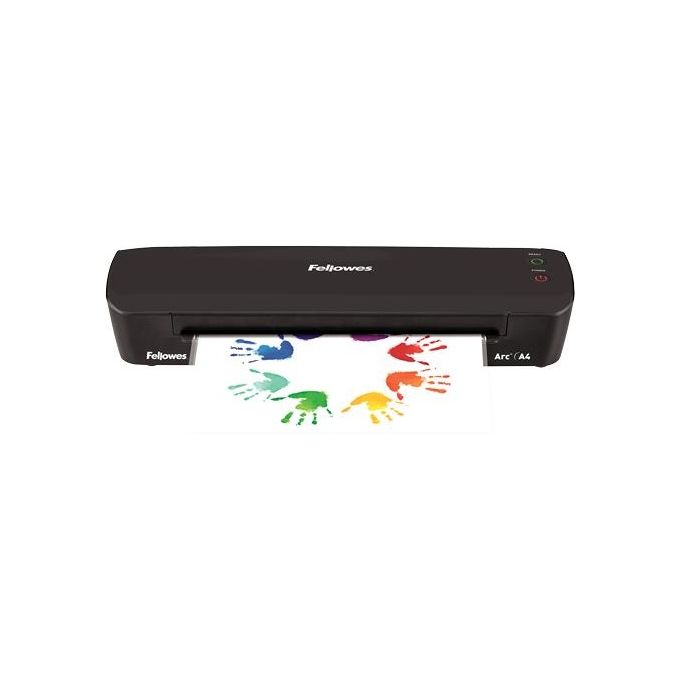 Fellowes, Plastificatrice A4 Arc, Termica con Spegnimento Automatico, Nero