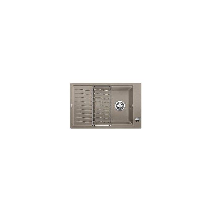 Blanco 1518743 Serie Elon Xl 6 S Lavello Tartufo da Incasso Sopratop Gocciolatoio Reversibile 1 Vasca  78x50cm