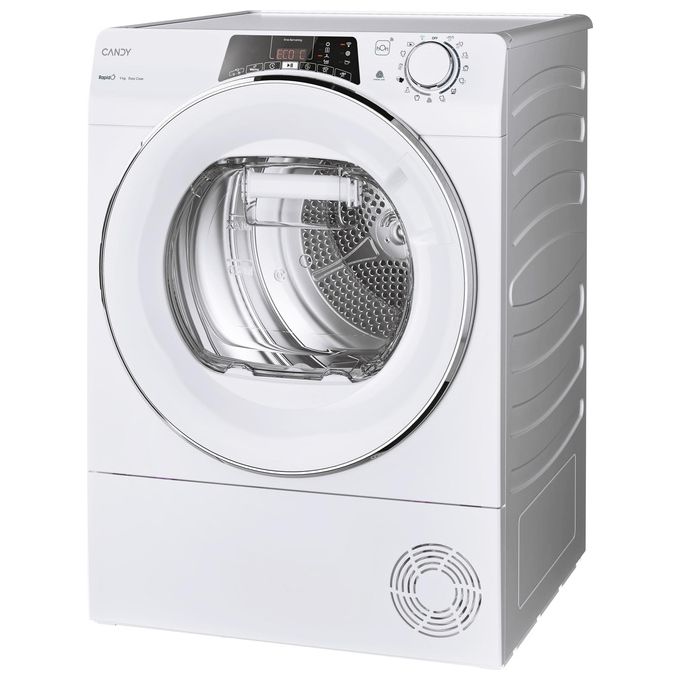 Candy ROE H9A2TCEX-S RapidÓ Asciugatrice Pompa di Calore 9 Kg Classe A++ Wi-Fi App hOn Woolmark (85x59,6x58,5 cm) colore Bianco