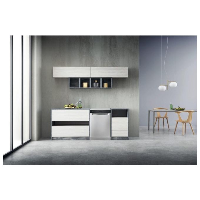 Whirlpool WFO3O41PLX Lavastoviglie Libera Installazione 14 coperti Classe C 41 dB NaturalDry 6° SENSO 10 programmi (85x60x59 cm) colore Inox
