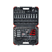 Gedore Set di Chiavi a Bussola 1-4'' 5-16'' 3-8'' 1-2'' 172 Pezzi Nero-Rosso