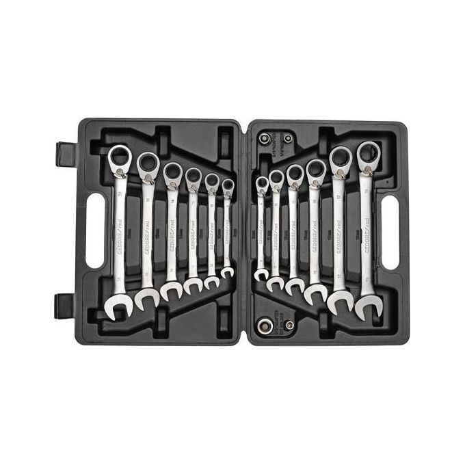 Gedore Red Set Chiavi Combinate a Cricchetto 16 Pezzi