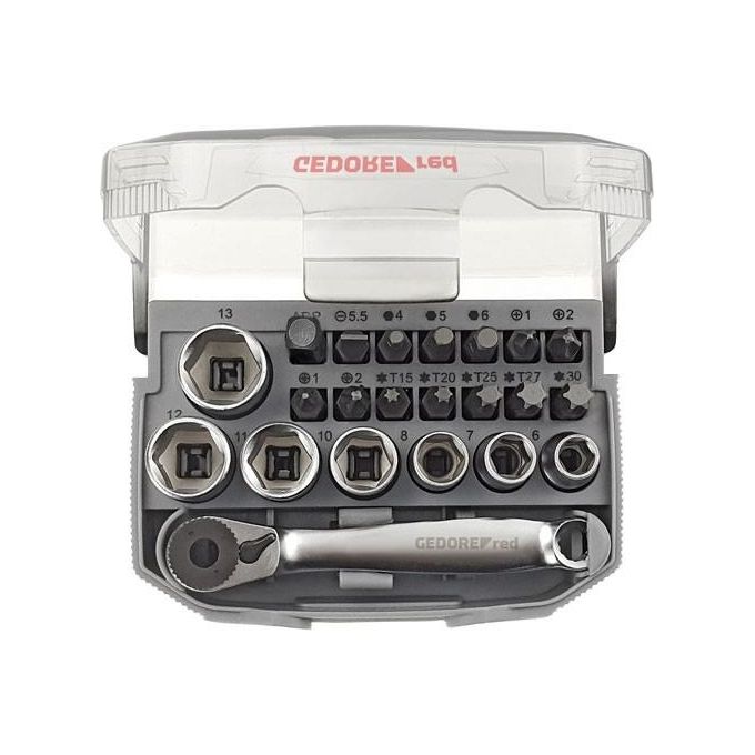Gedore Cricchetto con Inserti Set di 23 Pezzi