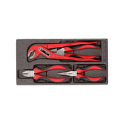 Gedore Red Set di Pinze in 1-3 Modulo 4 Pezzi