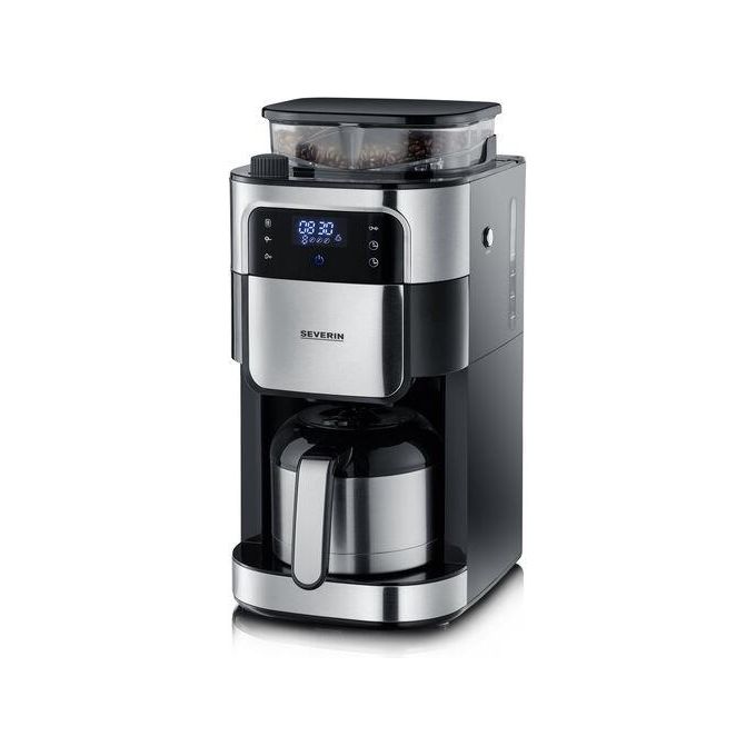 Severin KA 4814 Macchina da caffe' Automatica-Manuale con Macinacaffe' Capacita' 1 L 8 tazze Potenza 1000 W colore Nero Acciaio inox