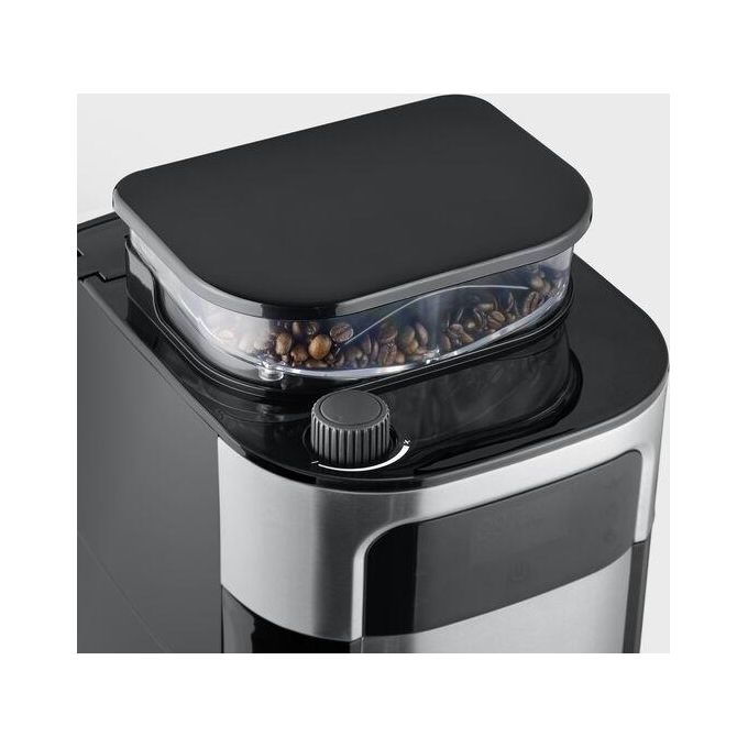 Severin KA 4814 Macchina da caffe' Automatica-Manuale con Macinacaffe' Capacita' 1 L 8 tazze Potenza 1000 W colore Nero Acciaio inox