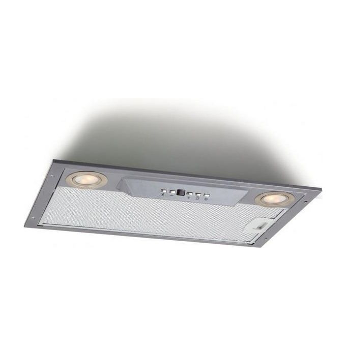 Silverline 1210.5 Cappa da Incasso Aspirante Controllo digitale Classe energetica D 5 velocita' Portata 575 m3-h 50cm Metallico