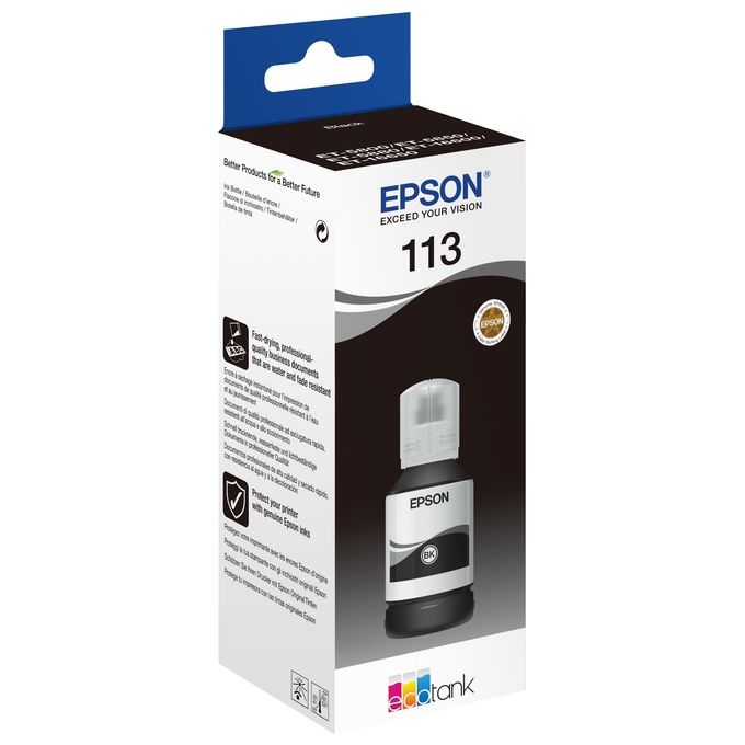 Epson Flacone Inchiostro Nero 113 EcoTank