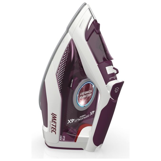 Imetec ZeroCalc Z3 3900 Ferro da Stiro a Vapore Tecnologia Anticalcare Piastra Ceramica 2400W Bianco