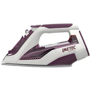 Imetec ZeroCalc Z3 3900 Ferro da Stiro a Vapore Tecnologia Anticalcare Piastra Ceramica 2400W Bianco