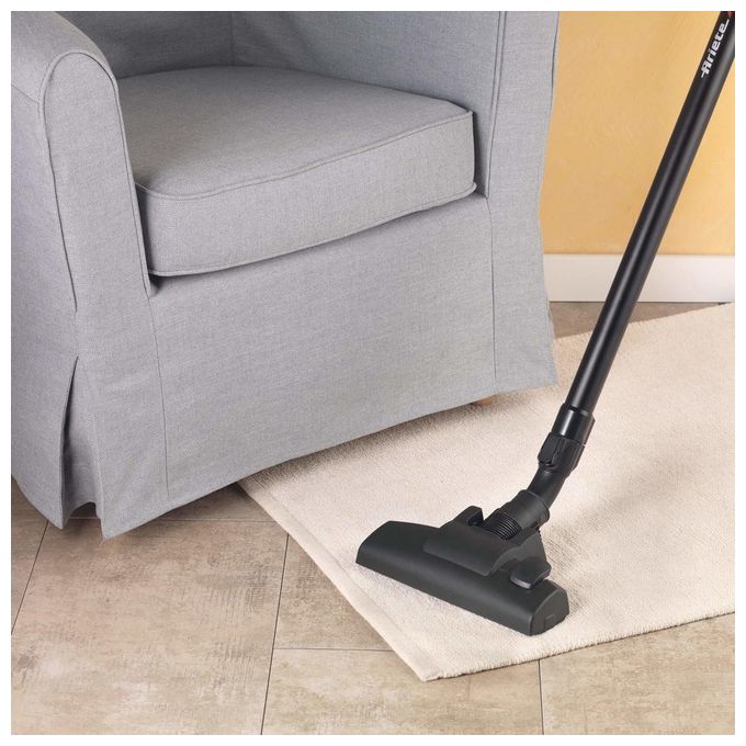 Ariete 2759 Handy Force RBT Aspirapolvere a Bastone 2 in 1 Ciclonica Senza Sacco Filtro HEPA 1L 600W colore Nero Rosso
