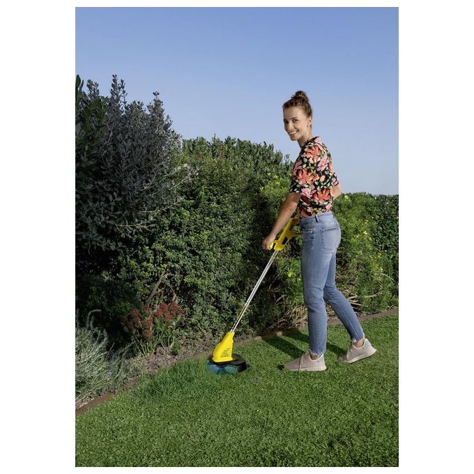 Kärcher 14443010 LTR 18-25 Battery Set Trimmer a batteria 18 V 2.5 Ah Diametro taglio 25 cm Velocita' 9500 giri-min Autonomia fino a 30 min colore Giallo