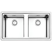 Apell LNP862IBC Linear Plus Lavello da Incasso Semifilo 2 Vasche 86x50 cm Acciaio Inossidabile colore Inox Spazzolato