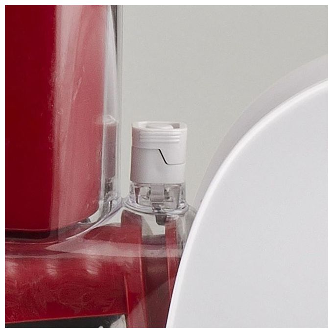 Girmi GT45 Grattugia Affettaverdure 5 Rulli Inox 150W Bianco-Rosso