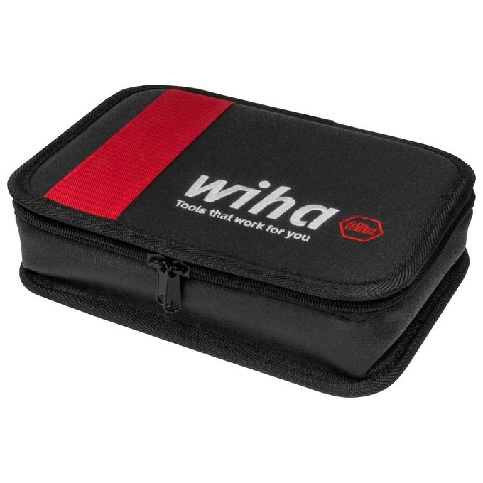 Wiha 43465 Set Cacciavite Multifunzione 3 Pezzi 18 Inserti Inclusi Esadecimale Metrico Phillips Viti a Croce Fessura Torcia Design Ergonomico colore Arancione Rosso