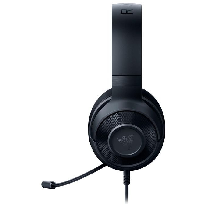 Razer RZ04-02950100-R381 Kraken X Lite Cuffie Gaming Circumaurali 7.1 Surround Driver 40 mm Microfono Cardioide Pieghevole colore Nero