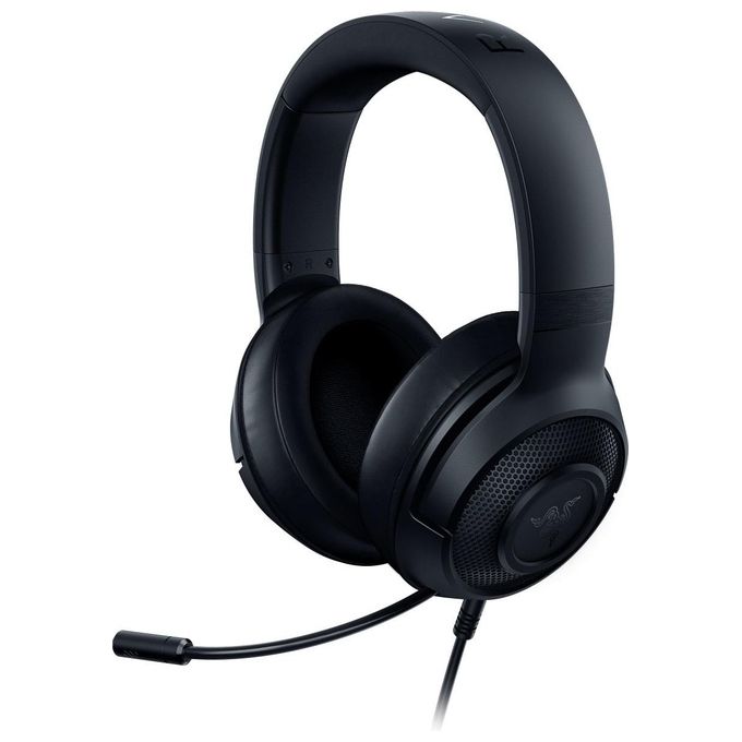 Razer RZ04-02950100-R381 Kraken X Lite Cuffie Gaming Circumaurali 7.1 Surround Driver 40 mm Microfono Cardioide Pieghevole colore Nero