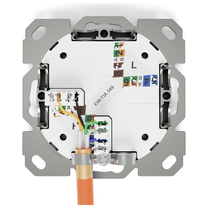 Digitus Digitus Presa di Rete Cat 6a Ea Compatibile con Vari Design Schermata a Incasso