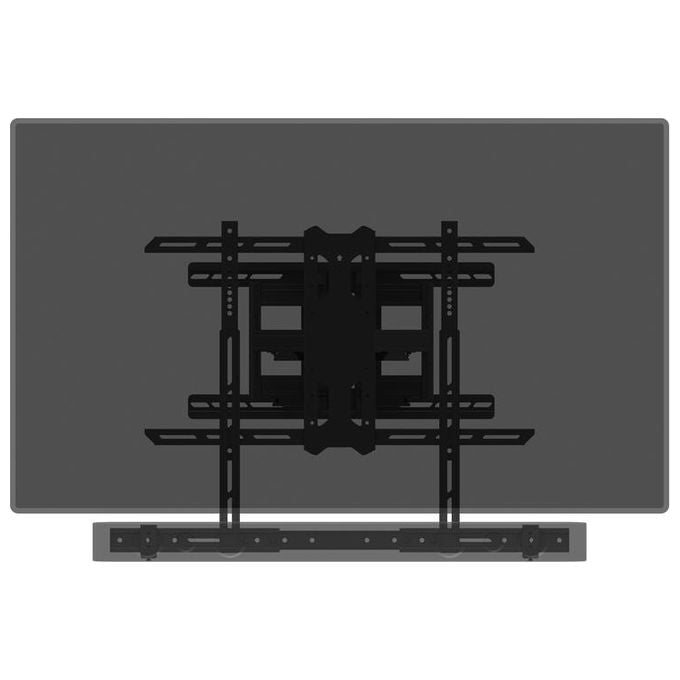 Multibrackets 7895 M Universal Supporto Soundbar da Parete VESA 800x400 mm fino a 110'' portata 10 Kg colore Nero
