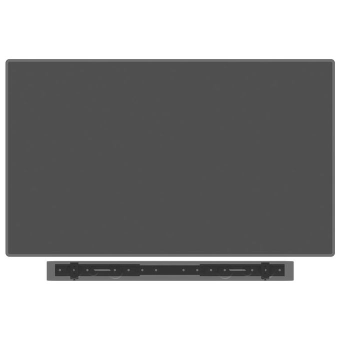 Multibrackets 7895 M Universal Supporto Soundbar da Parete VESA 800x400 mm fino a 110'' portata 10 Kg colore Nero