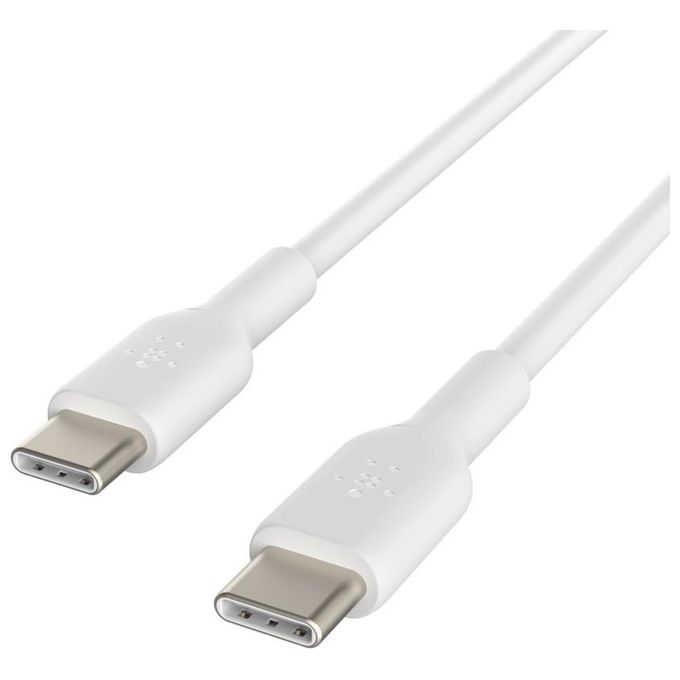 Belkin USB-C-USB-C cavo 2m PVC, bian. CAB003bt2MWH
