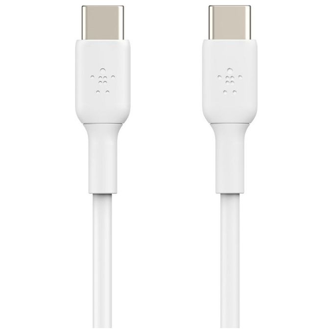Belkin USB-C-USB-C cavo 2m PVC, bian. CAB003bt2MWH