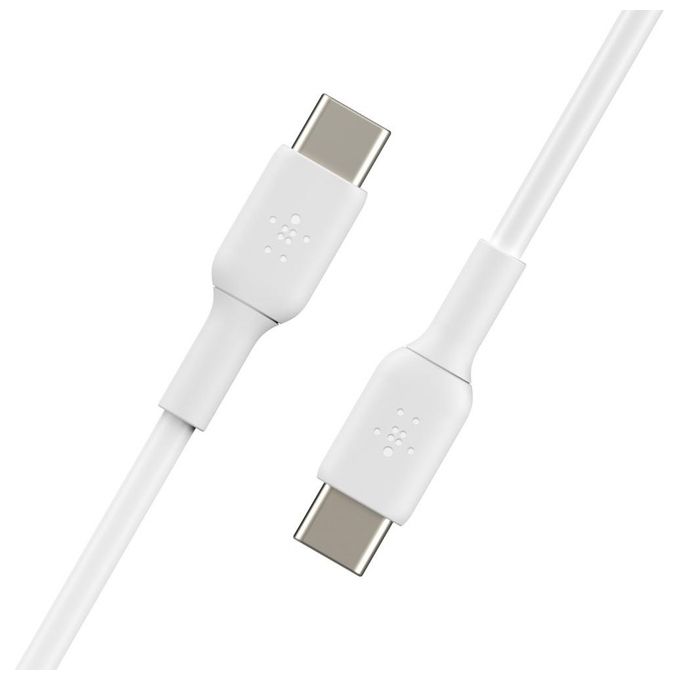Belkin USB-C-USB-C cavo 2m PVC, bian. CAB003bt2MWH
