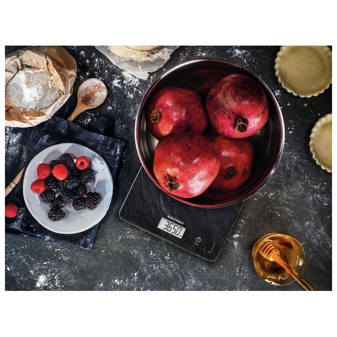Soehnle Bilancia da Cucina Page Compact 300 Slate Vetro-Ardesia