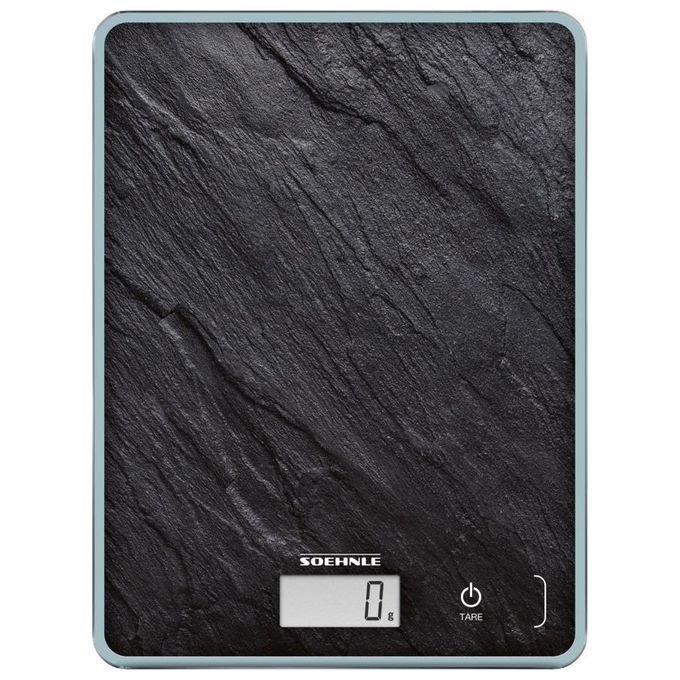 Soehnle Bilancia da Cucina Page Compact 300 Slate Vetro-Ardesia