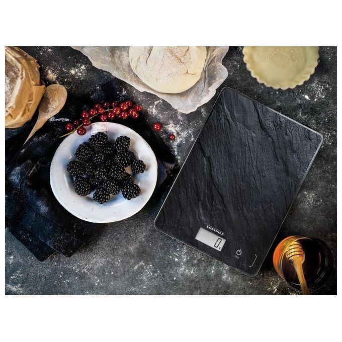 Soehnle Bilancia da Cucina Page Compact 300 Slate Vetro-Ardesia