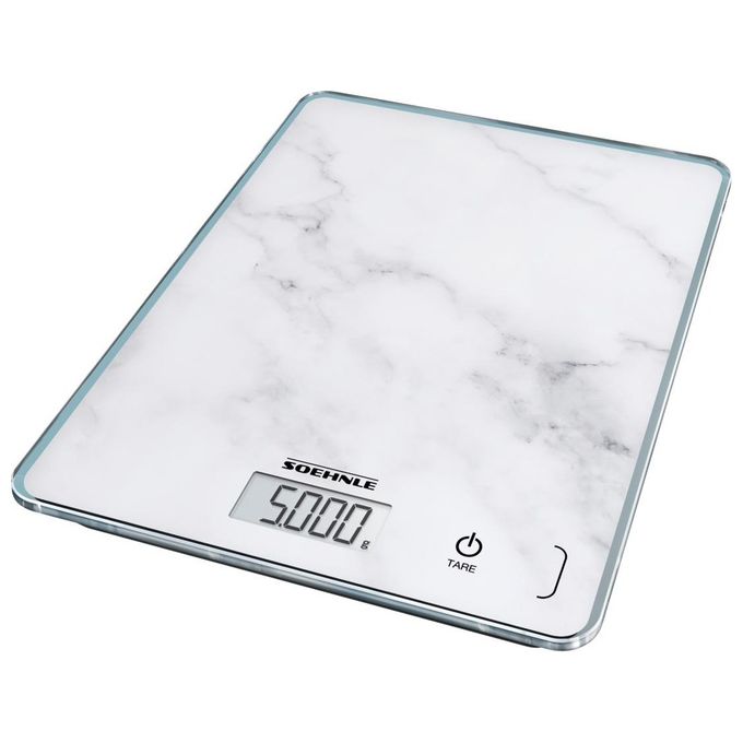 Soehnle 61516 Bilancia Page Compact 300 Marble Vetro