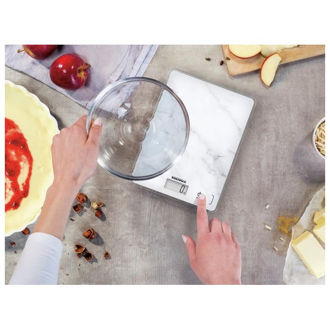 Soehnle 61516 Bilancia Page Compact 300 Marble Vetro