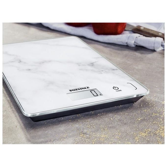 Soehnle 61516 Bilancia Page Compact 300 Marble Vetro