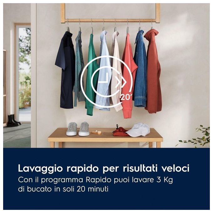 Electrolux EW6FBG210G SensiCare Lavatrice Libera Installazione 10Kg 14000 Giri Classe Energetica A