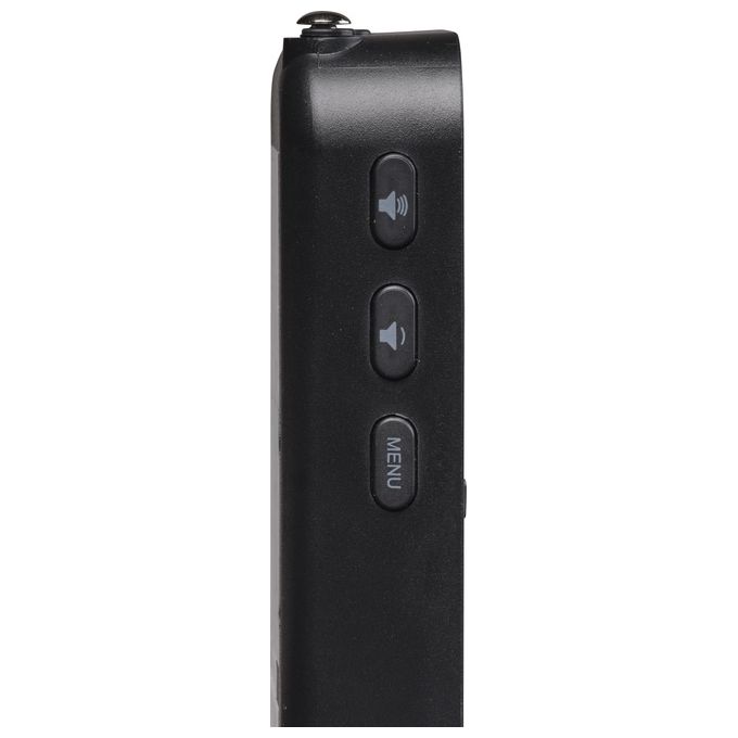 Denver DAH-126 Radio Portatile DAB+ FM Digitale Batteria 1800 mAh 8h Display LCD 1.8'' 2 Sveglie colore Nero