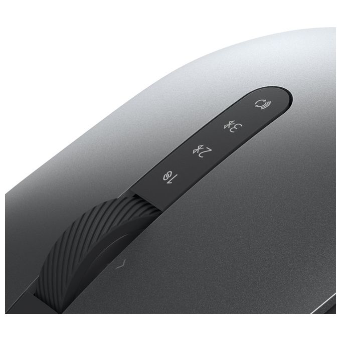 Dell MS5320W Mouse Wireless A RF + Bluetooth Ottico 1600Dpi Mano Destra Grigio
