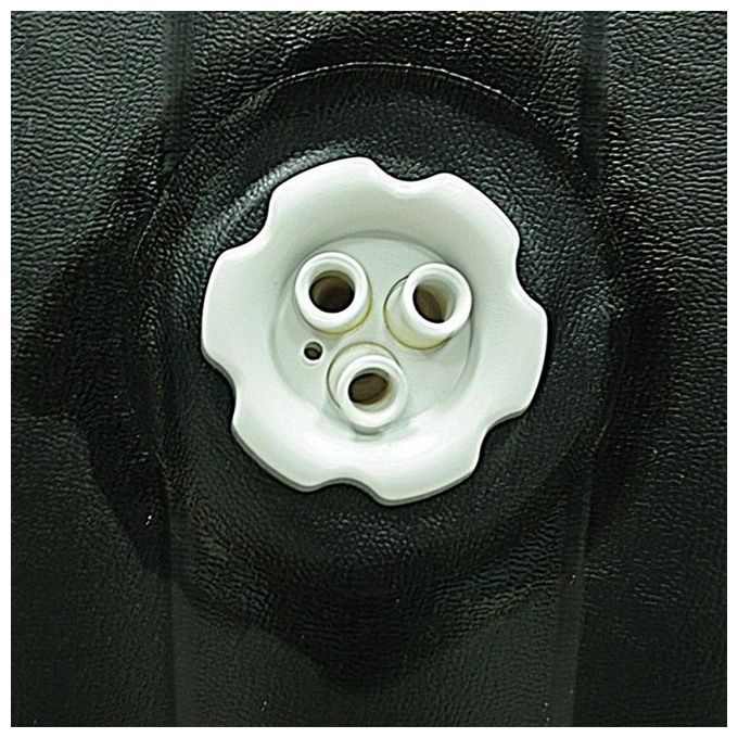 Intex 28458 PureSpa Jet and Bubble Deluxe Spa Gonfiabile Ottagonale 4 Posti 795 L 140 Getti 2200 W colore Nero