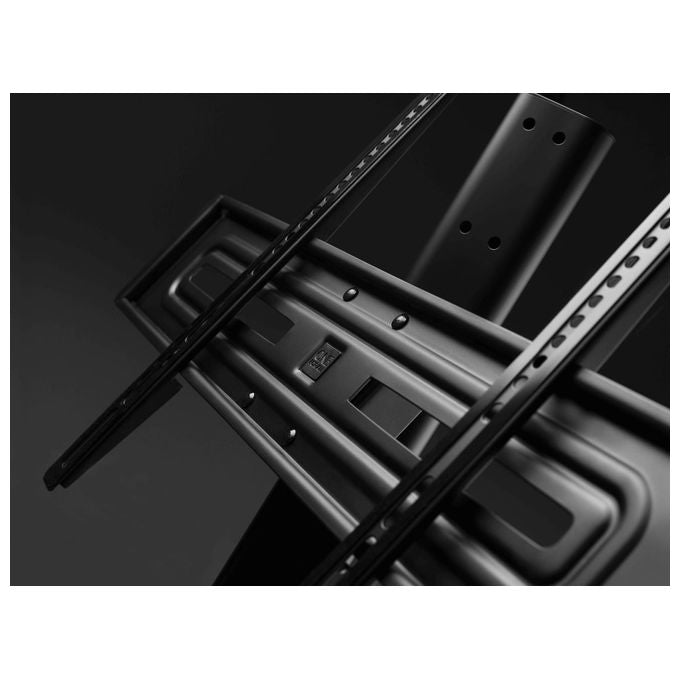One For All WM4471 Solid Line Supporto TV da Appoggio Regolabile Altezza 5 Posizioni Inclinazione ±15° Rotazione 90° VESA 200x100-400x400mm 32-65'' colore Nero
