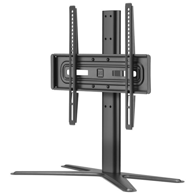 One For All WM4471 Solid Line Supporto TV da Appoggio Regolabile Altezza 5 Posizioni Inclinazione ±15° Rotazione 90° VESA 200x100-400x400mm 32-65'' colore Nero