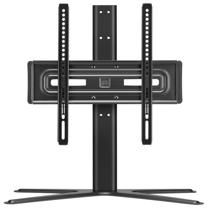 One For All WM4471 Solid Line Supporto TV da Appoggio Regolabile Altezza 5 Posizioni Inclinazione ±15° Rotazione 90° VESA 200x100-400x400mm 32-65'' colore Nero
