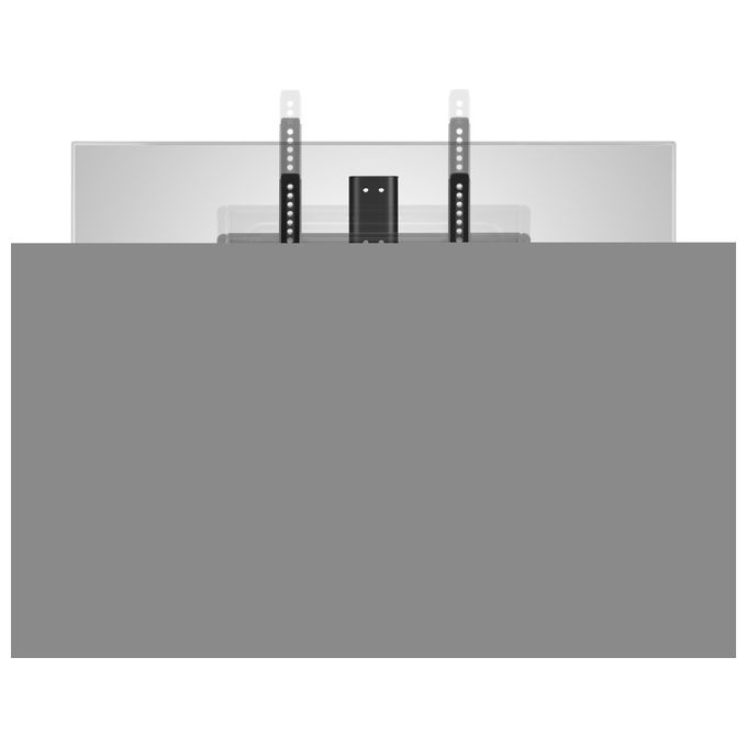 One For All WM4471 Solid Line Supporto TV da Appoggio Regolabile Altezza 5 Posizioni Inclinazione ±15° Rotazione 90° VESA 200x100-400x400mm 32-65'' colore Nero