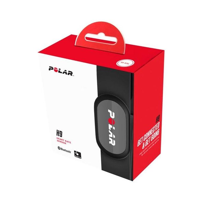 Polar 92081565 H9 heart rate sensor Sensore di Frequenza Cardiaca Petto con ANT+ e Bluetooth 4.0 Impermeabile fino a 30 m colore Nero