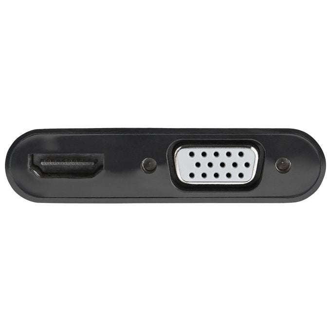 StarTech.com DP2VGAHD20 Adattatore Video DisplayPort a HDMI VGA 4K 60Hz HDR HDMI 2.0 DisplayPort 1.2 Audio 7.1 colore Nero