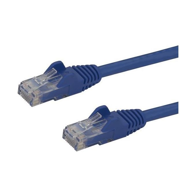 Startech.com Cavo Patch Cat6 15mt Filo di Rame Connettore Antistrappo Blu